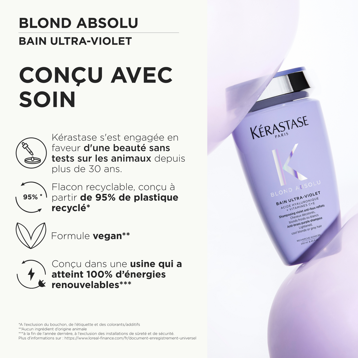 Bain Ultra-Violet Blond Absolu Kérastase 250 ML
