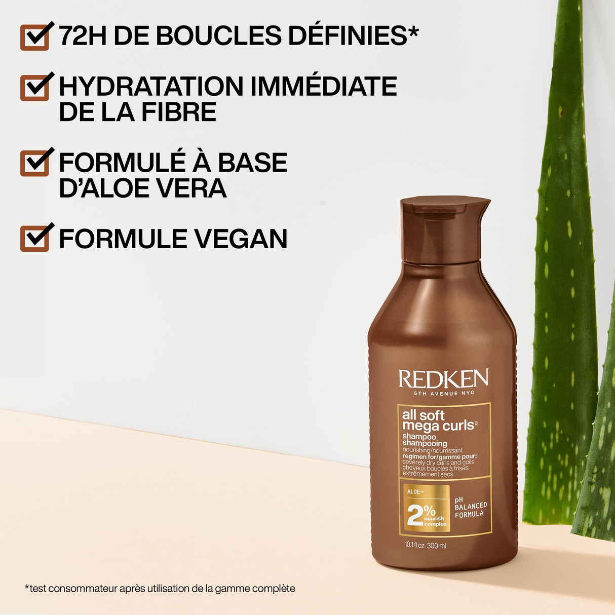 Shampoing All Soft Mega Curls Redken 300 ML