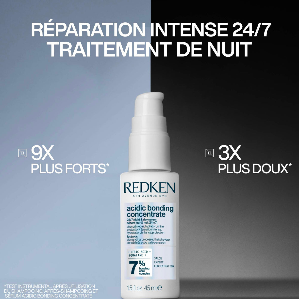 Sérum Jour & Nuit Acidic Bonding Concentrate Redken 45 ML