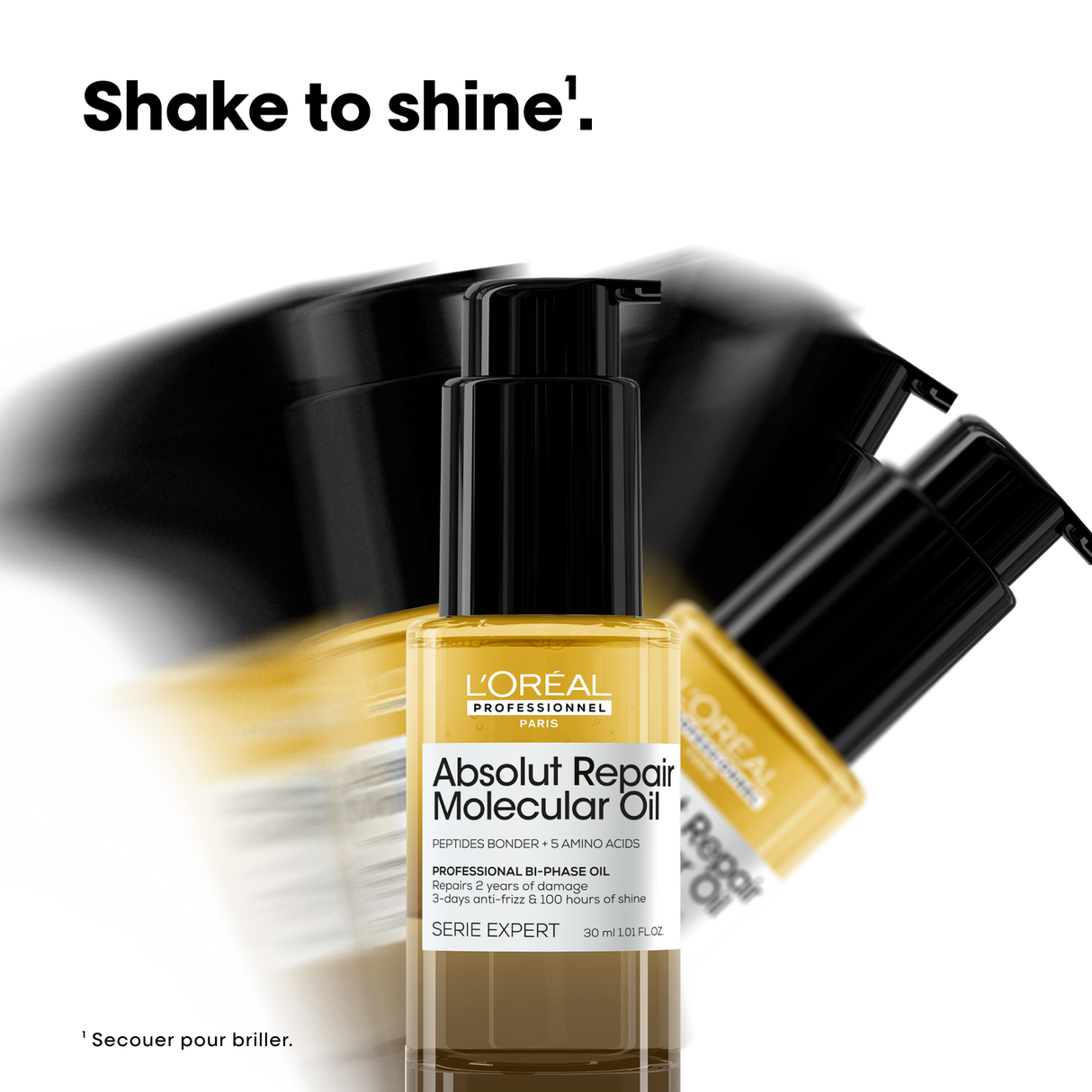 Huile Bi-Phase Absolut Repair Molecular L'Oréal Professionnel 30 ML