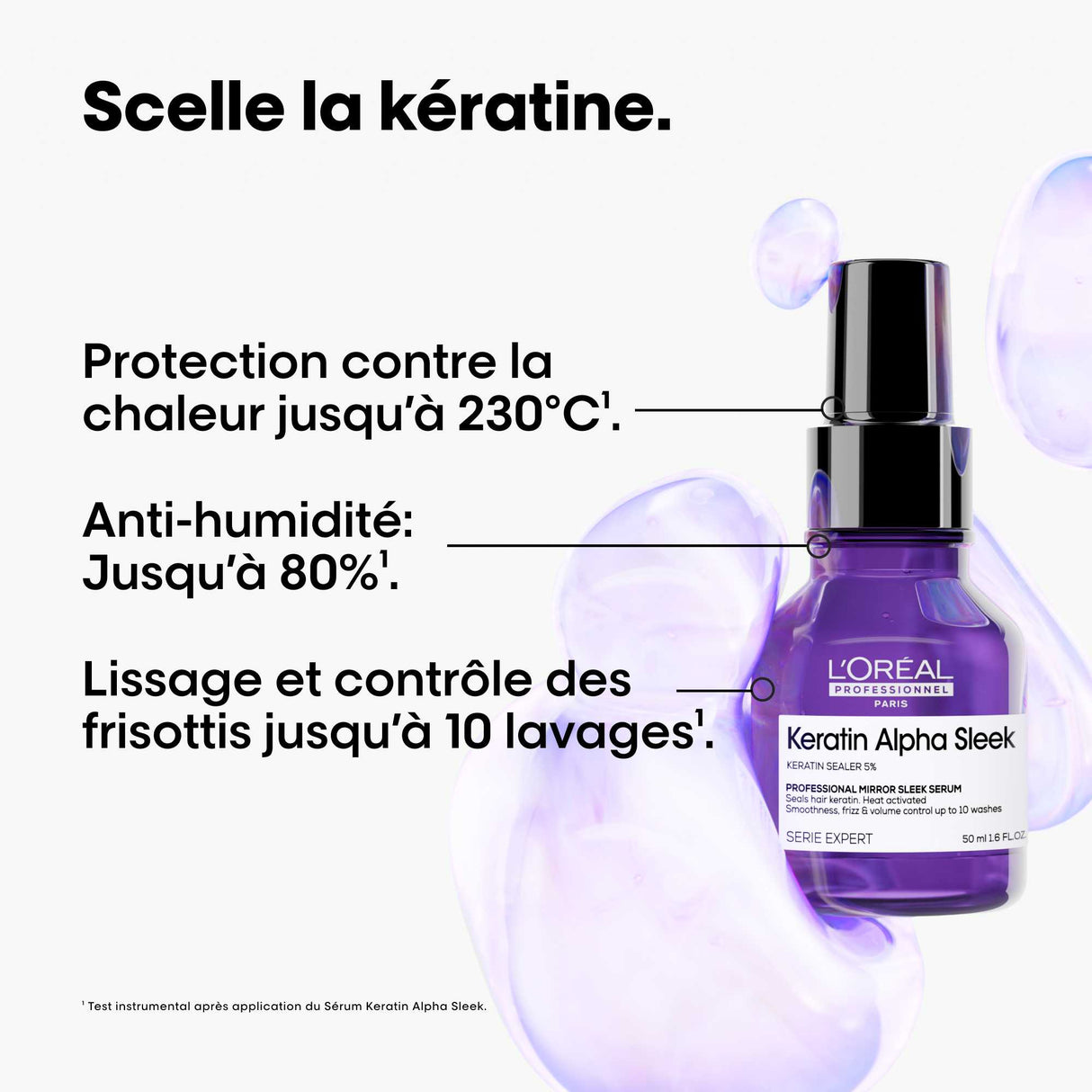 Sérum Keratin Alpha Sleek L'Oréal Professionnel 50 ML