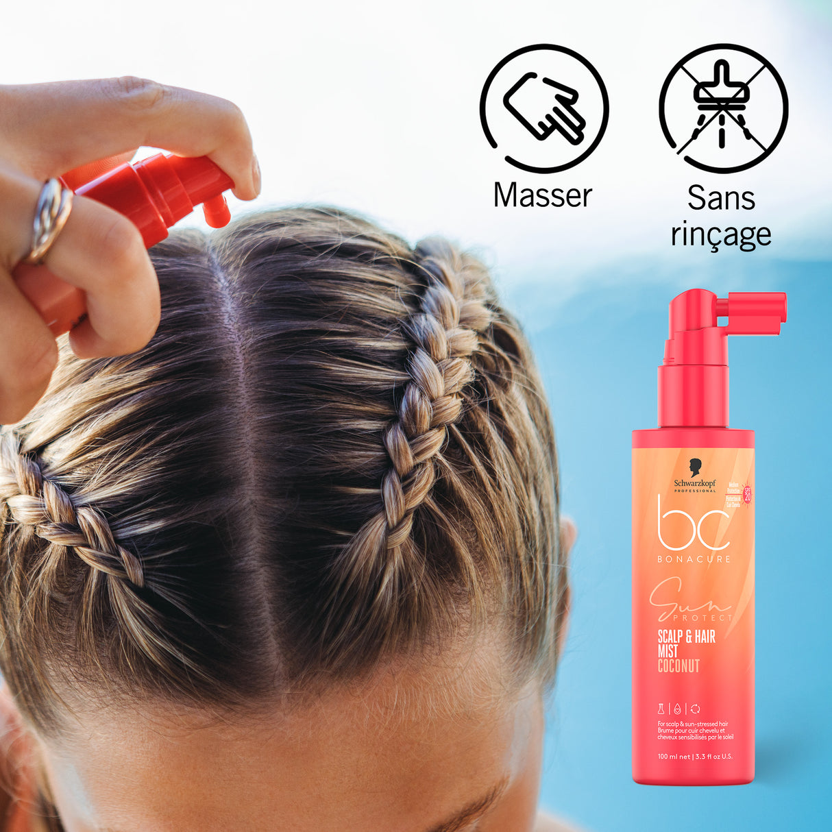 Brume Protectrice Cheveux & Cuir chevelu BC Sun Protect Schwarzkopf 100 ML