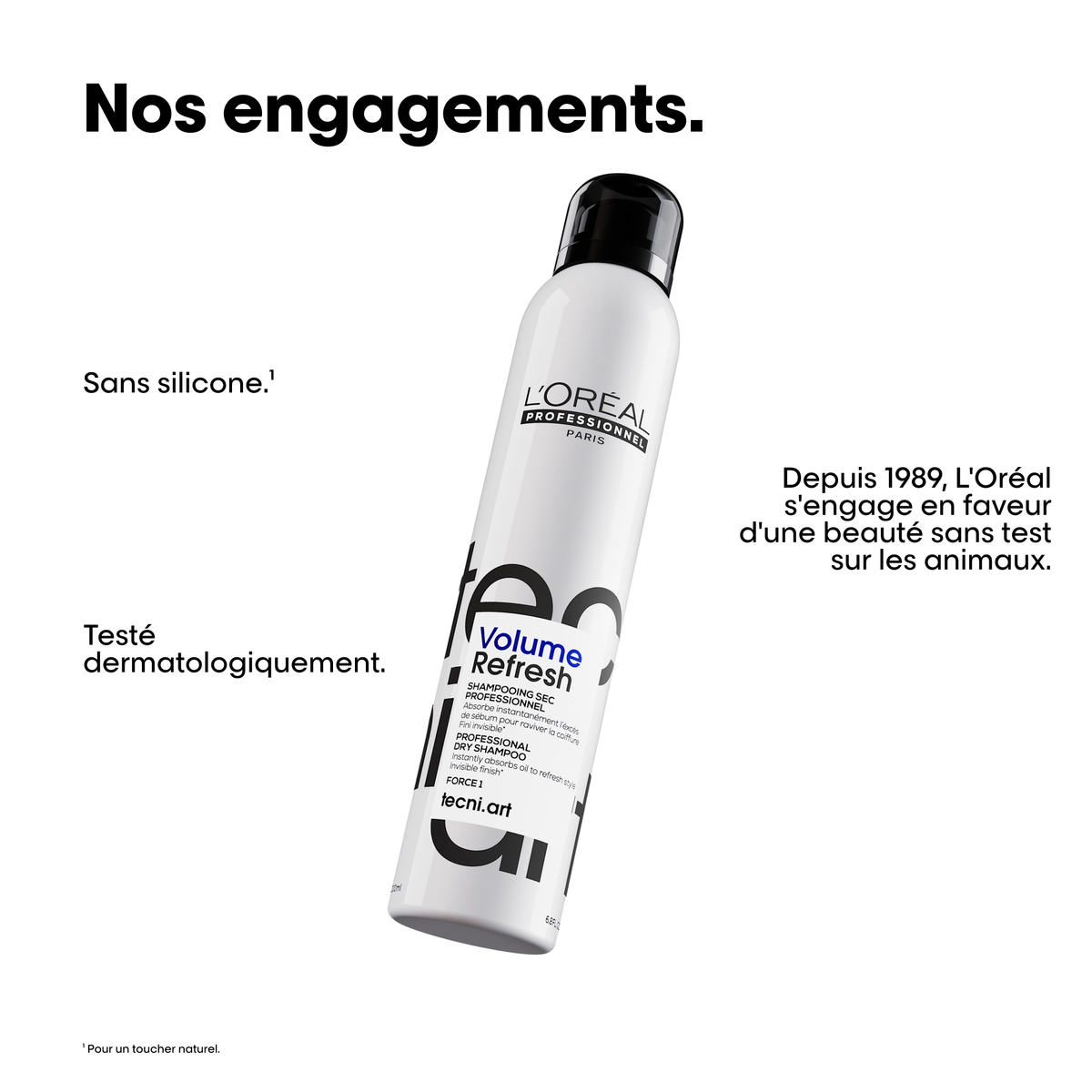 Tecni Art Shampoing Sec Volume Refresh 200 ML