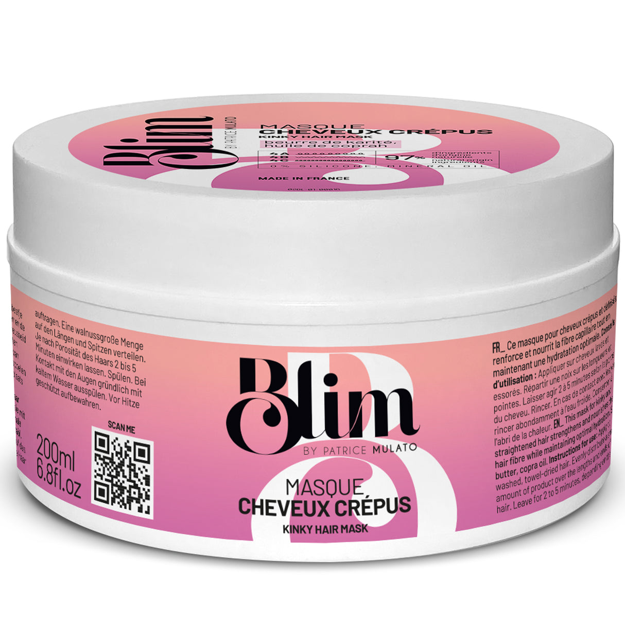 Masque Cheveux Crépus Blim Mulato 200 ML
