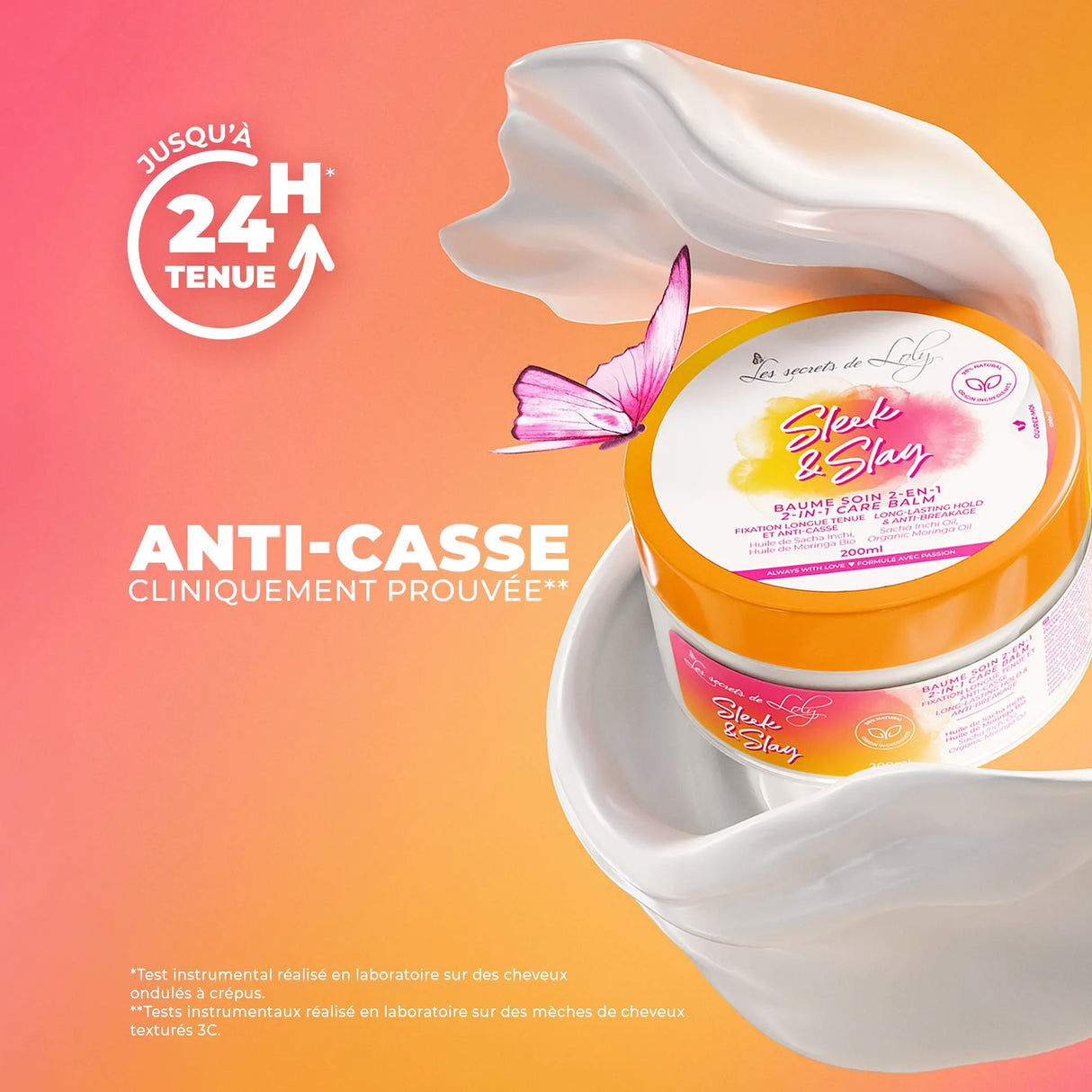 Baume Fixant anti-casse Sleek & Slay Les Secrets de Loly 200 ML