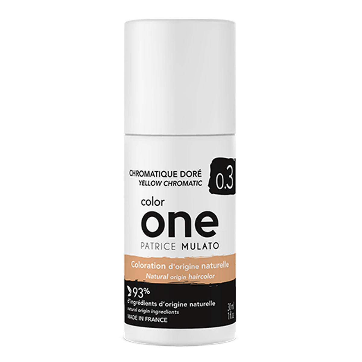 Coloration Naturelle 0.3 Doré Chromatique Color One Mulato 30 ML