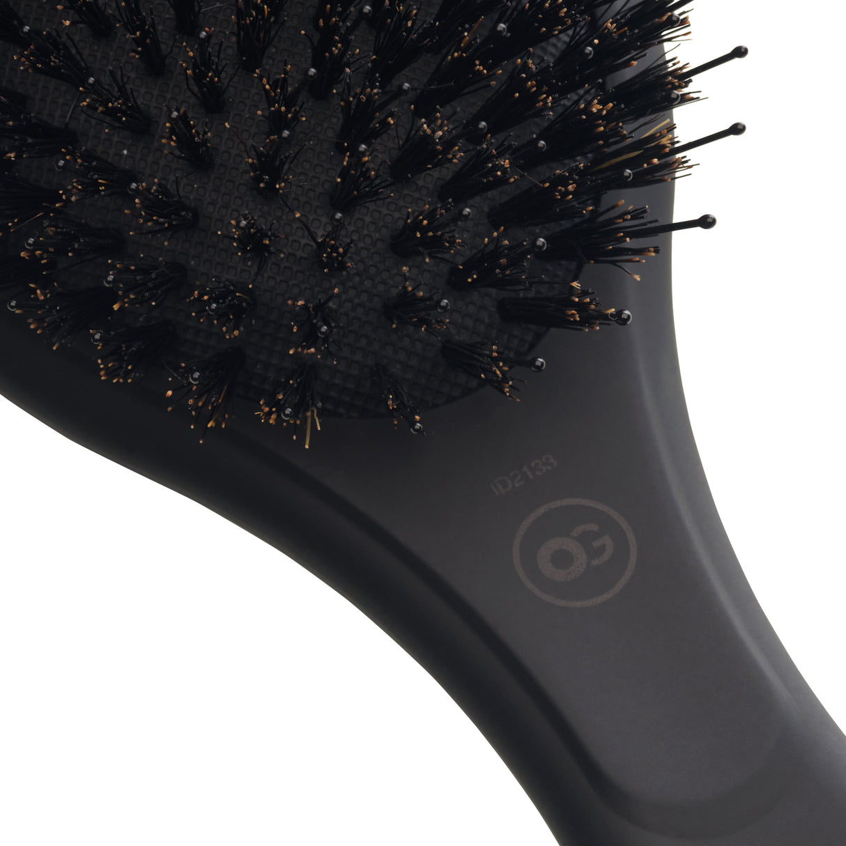 Brosse pneumatique Expert Care Oval Sanglier/Nylon Black Olivia Garden