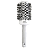 Brosse ronde Olivia Garden Expert Blowout Shine WHITE & GREY