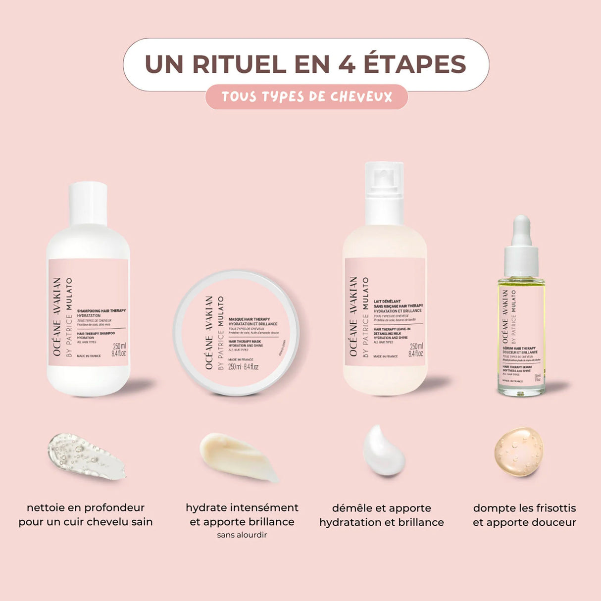 Shampoing Hydratation Hair Therapy Océane Avakian by Mulato