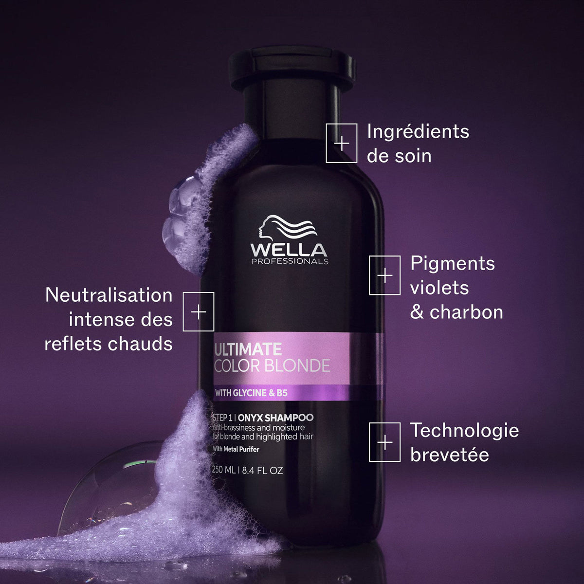 Shampoing Ultimate Color Blonde Wella 250 ML