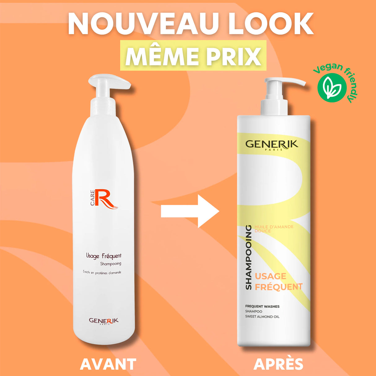 Shampoing Usage Fréquent Generik 1 Litre