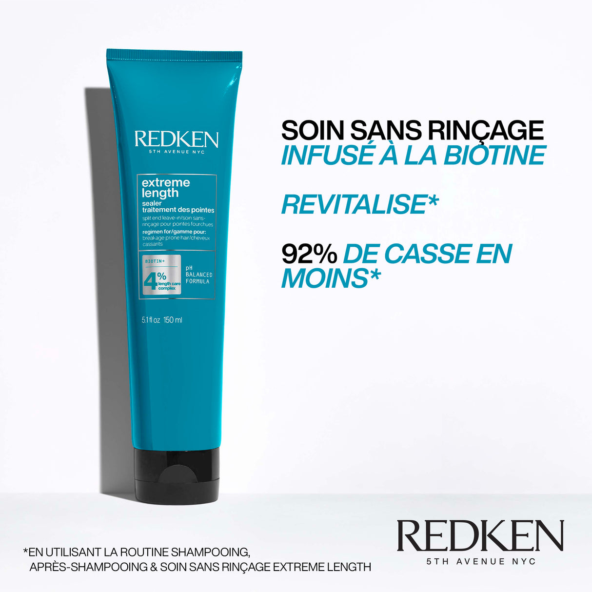 Soin sans Rinçage cheveux Longs Extreme Length Sealer Redken 150 ML