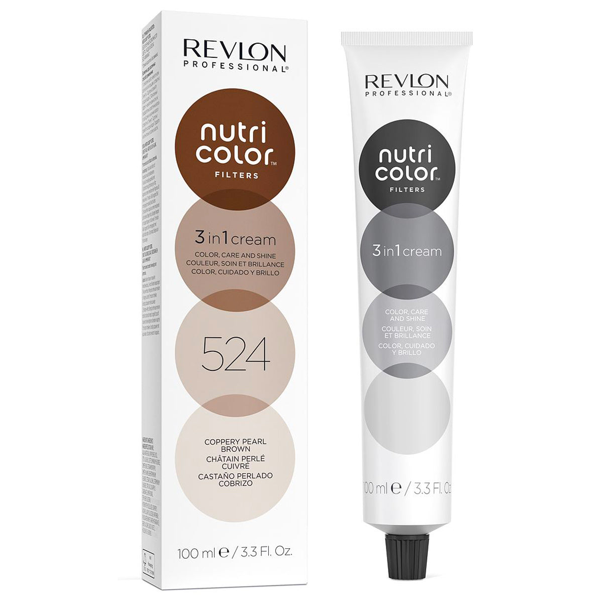 Tube Nutri color filters 524 Châtain Cuivré Perlé Revlon 100 ML