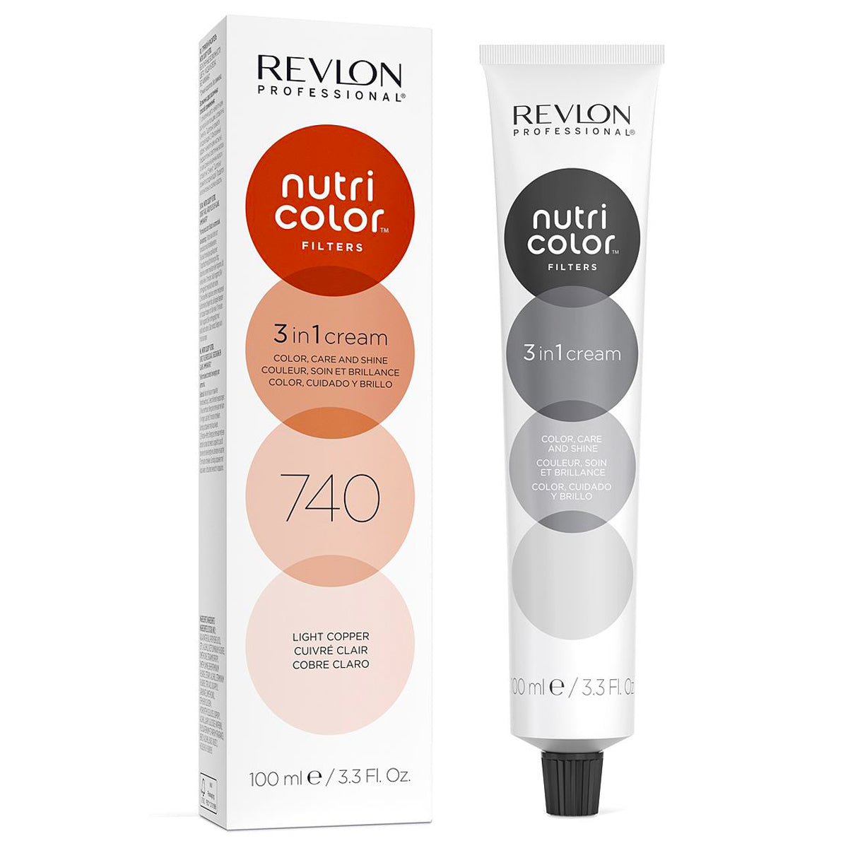 Tube Nutri color filters 740 Cuivré Clair Revlon 100 ML