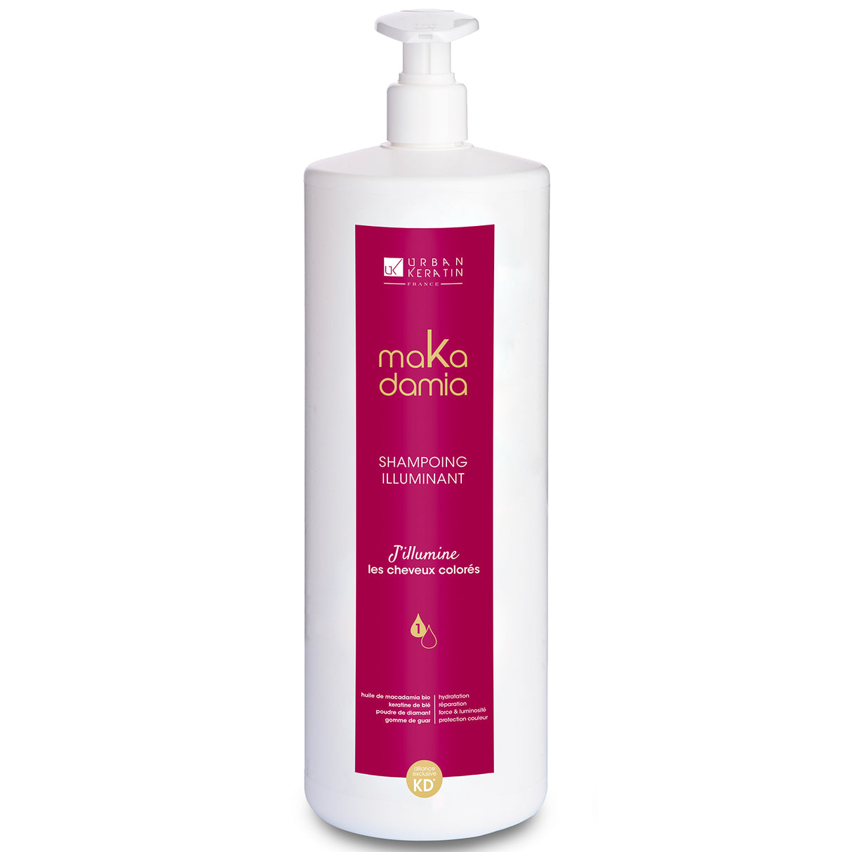 SHAMPOING ILLUMINANT Makadamia Urban Keratine 1000ML
