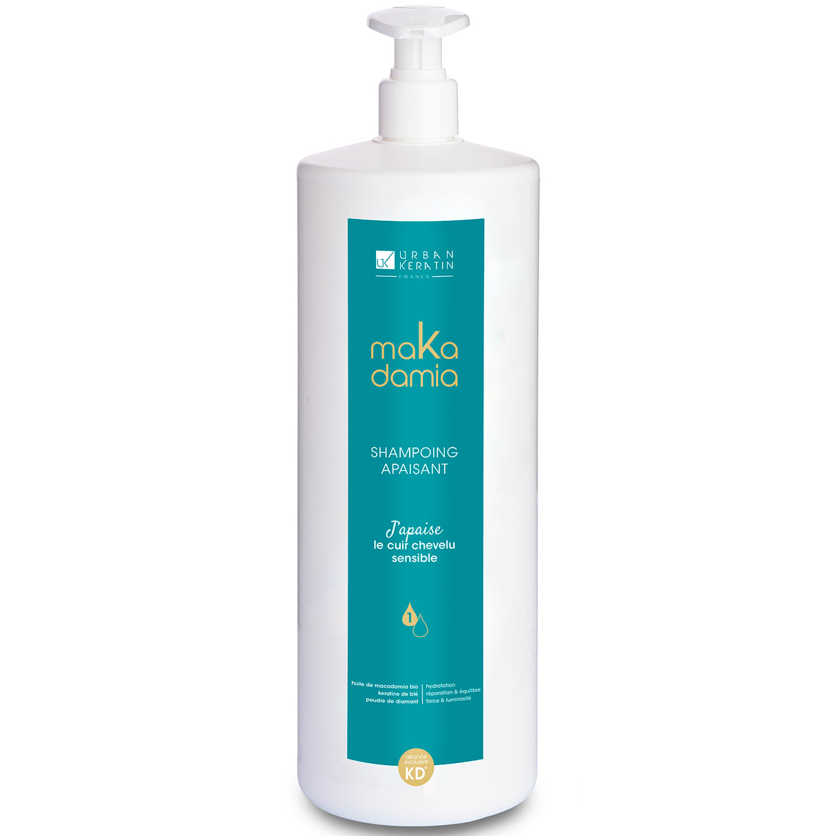 SHAMPOING APAISANT Makadamia Urban Keratine 1000ML