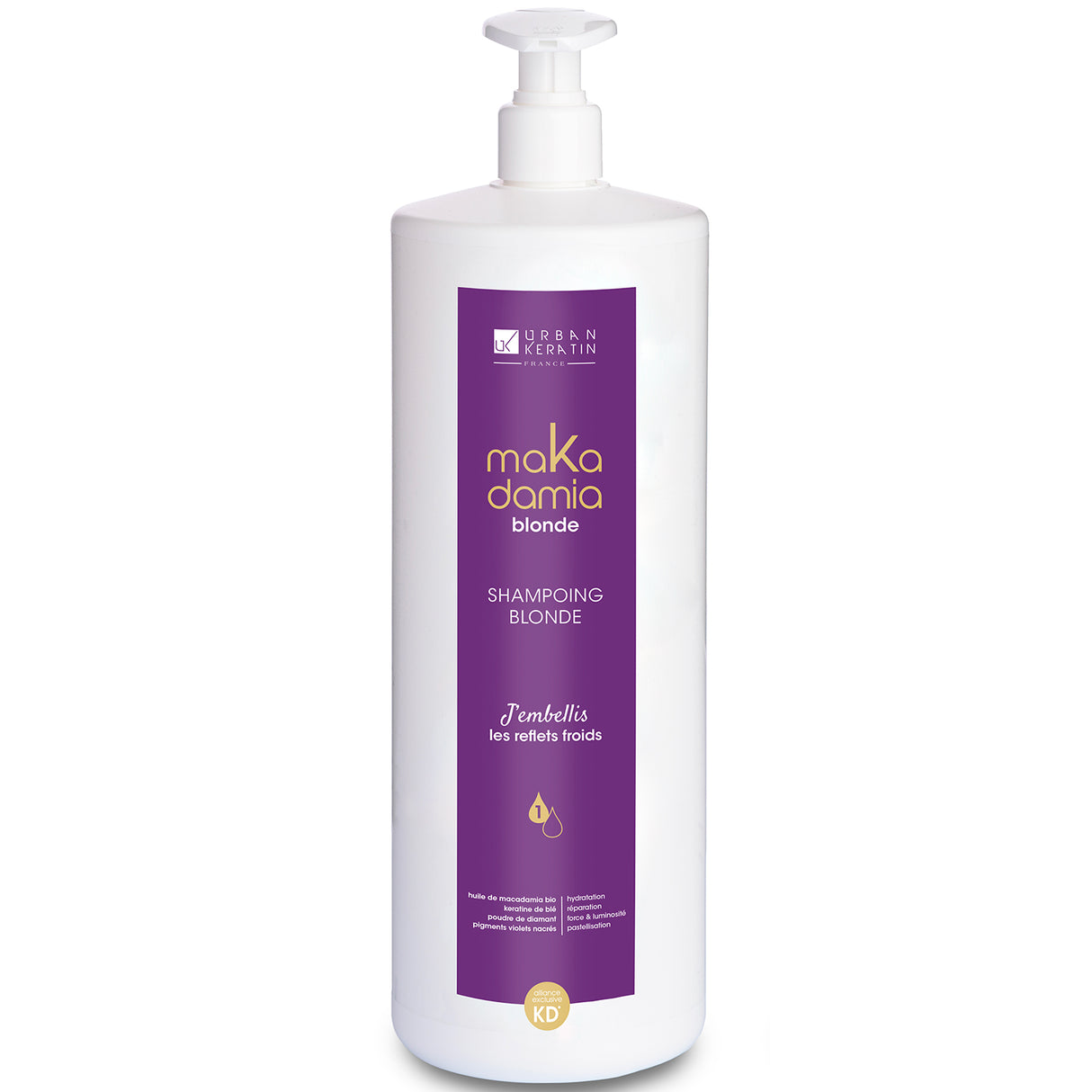 Shampoing Blonde Makadamia Urban Keratine 1000ML
