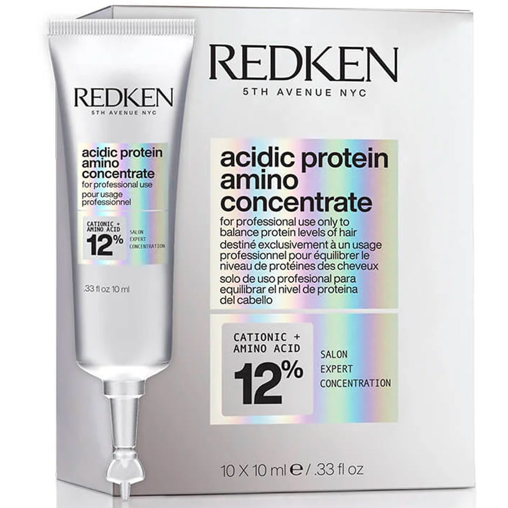 Acidic Protein Amino Concentrate Acidic Moisture Concentrate Redken 10x10 ML