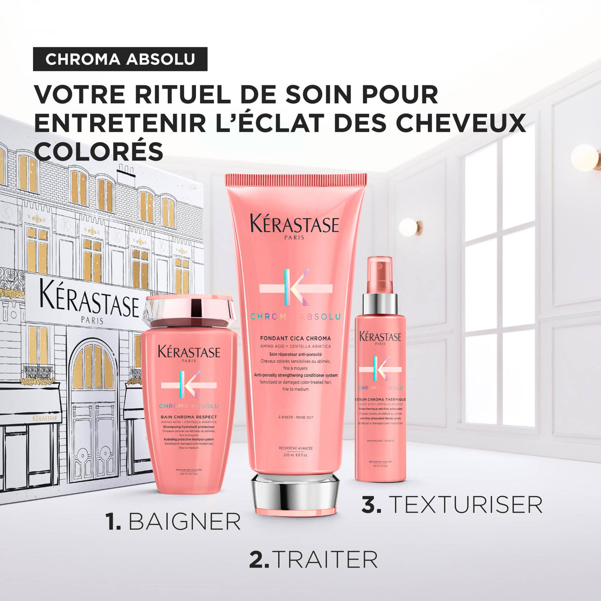 Coffret Trio Chroma Kérastase
