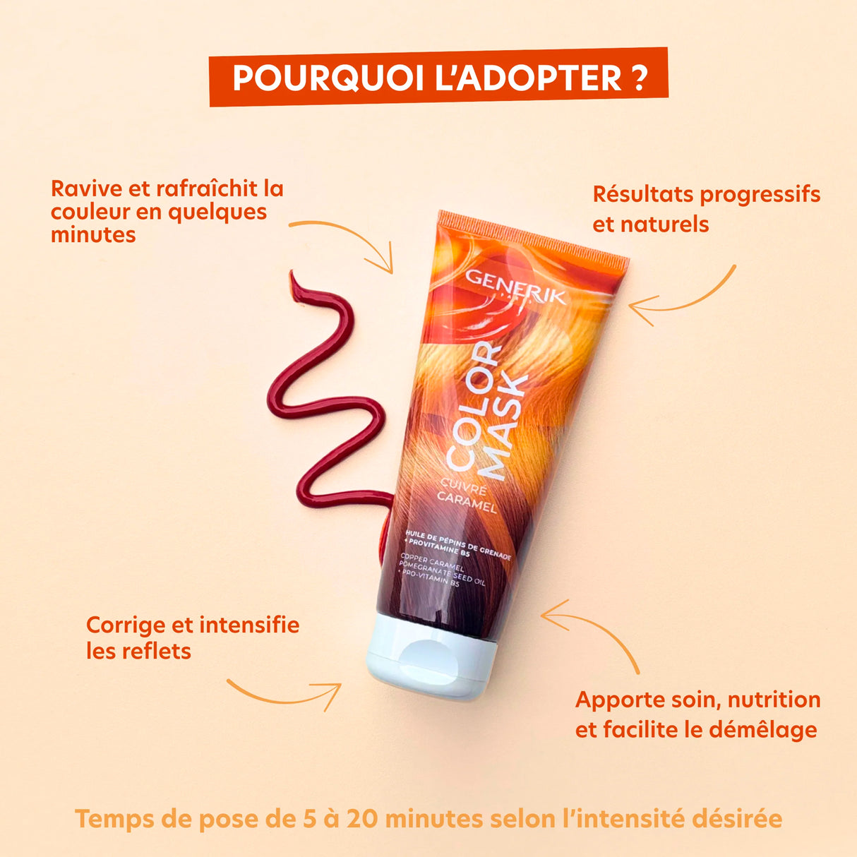 Color Mask Cuivré Caramel Generik 200 ML