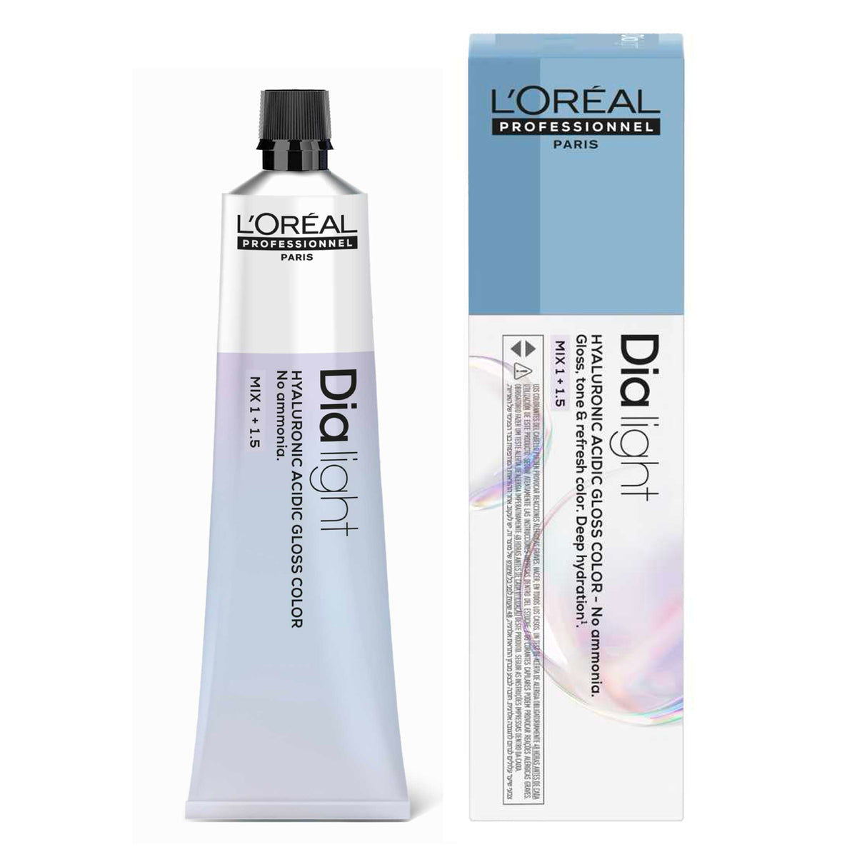 Tube Coloration Dia Light L'Oréal Professionnel 60 ML (NOUVELLE FORMULE)