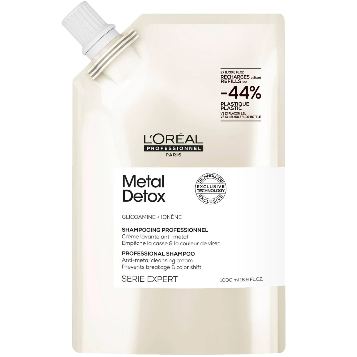 Éco-Recharge Shampoing Metal Detox L'Oréal Professionnel 1000 ML
