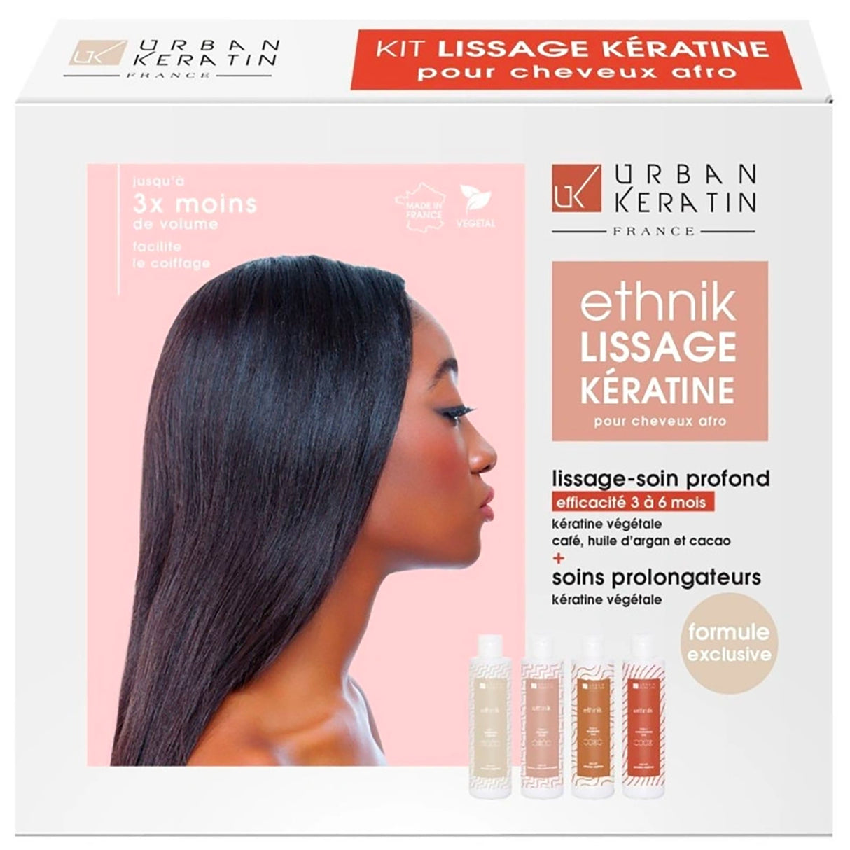 Mini Kit Lissage Ethnik My Kératine Urban Keratin 4x100ML