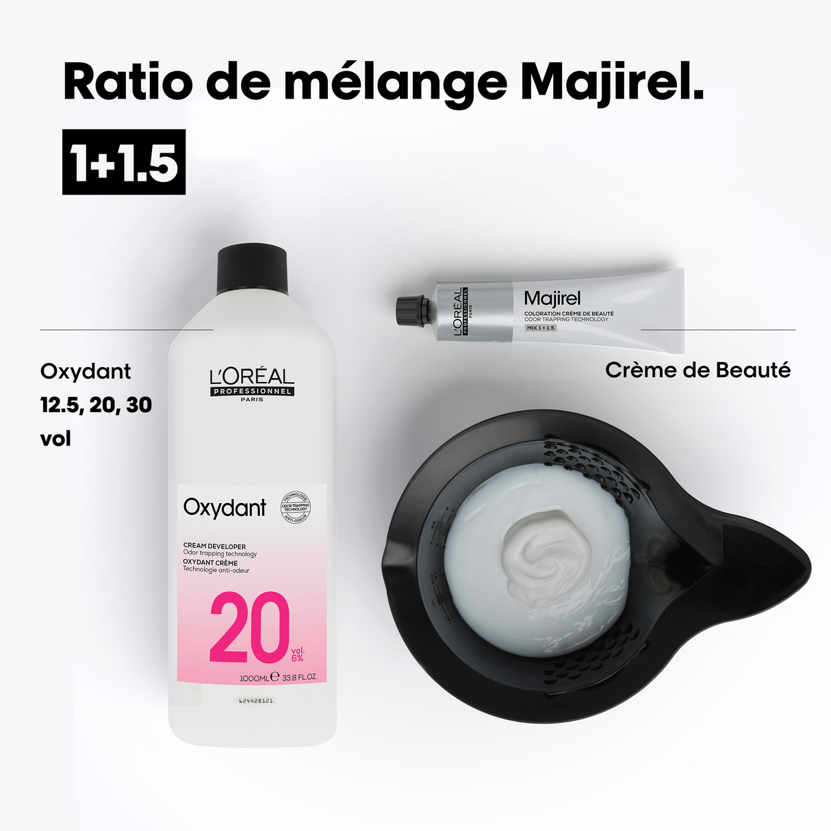 Tube Coloration Majirouge L'Oréal 60 ML (NOUVELLE FORMULE)