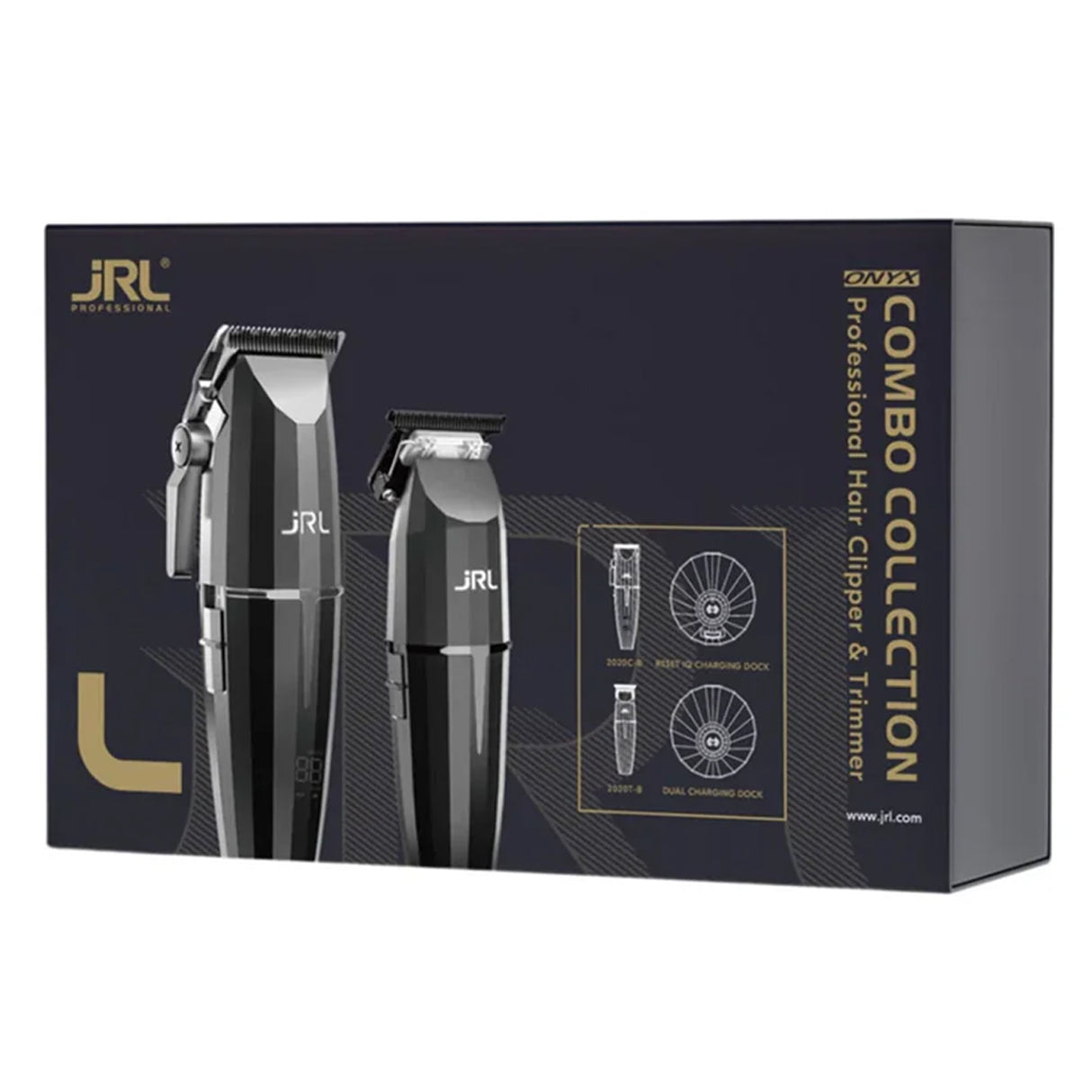 Coffret Duo Tondeuses de Coupe + Finition JRL Onyx