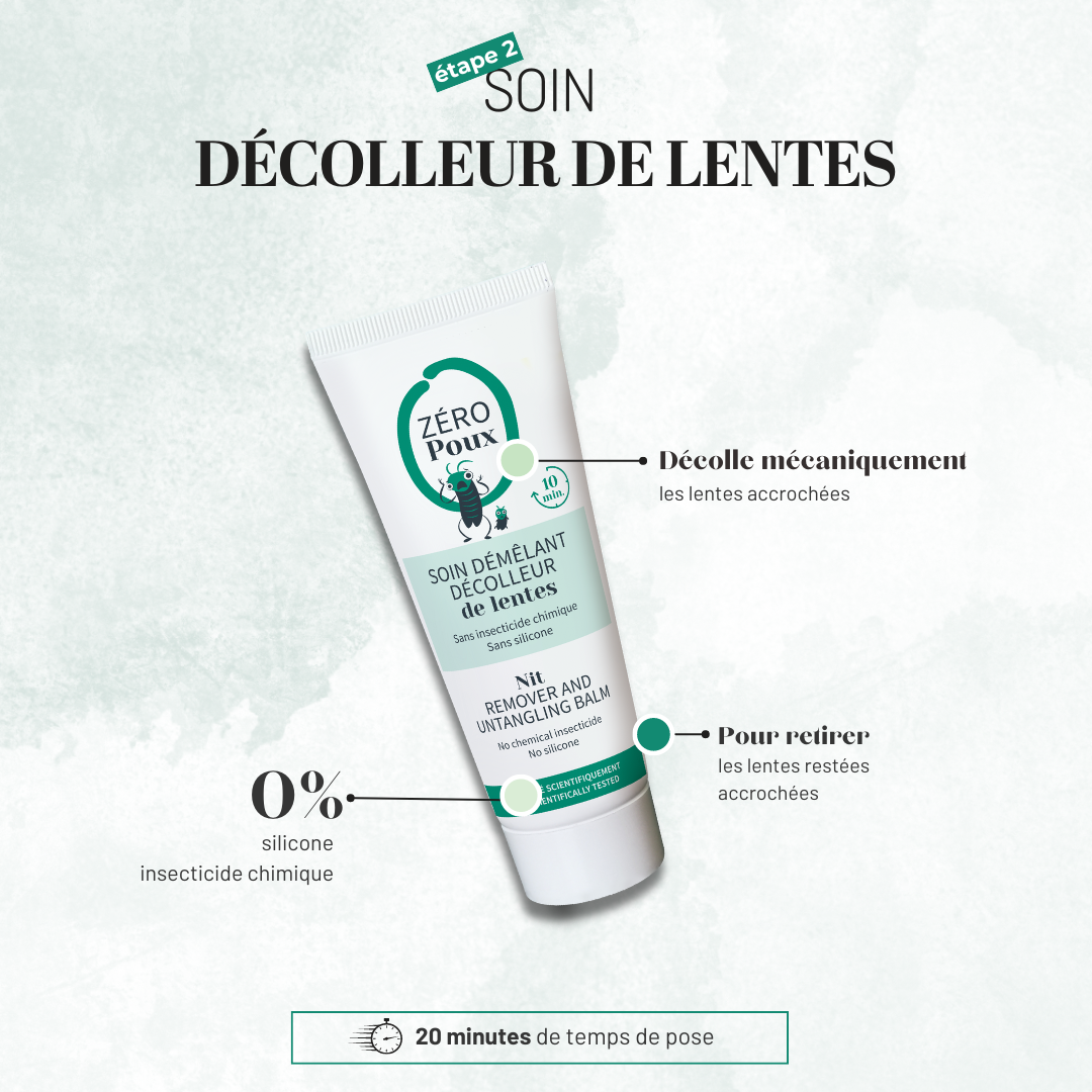 Soin Démêlant Décolleur de Lentes Zéro Poux Mulato 60 ML
