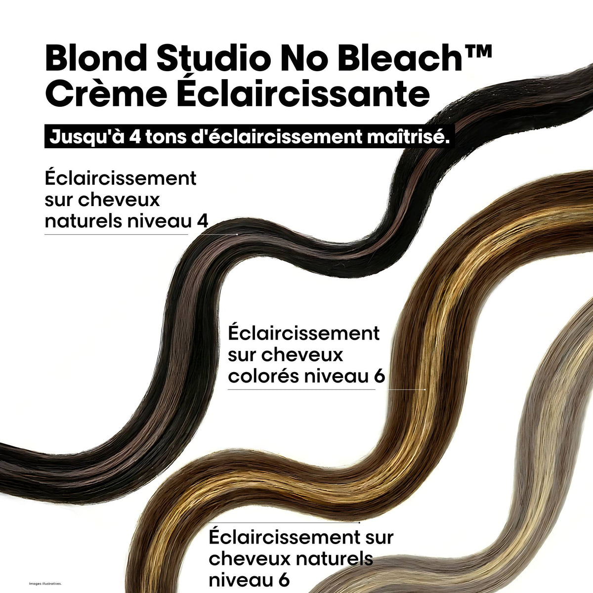 Crème Éclaircissante No Bleach Blond Studio L'Oréal Professionnel 60 ML