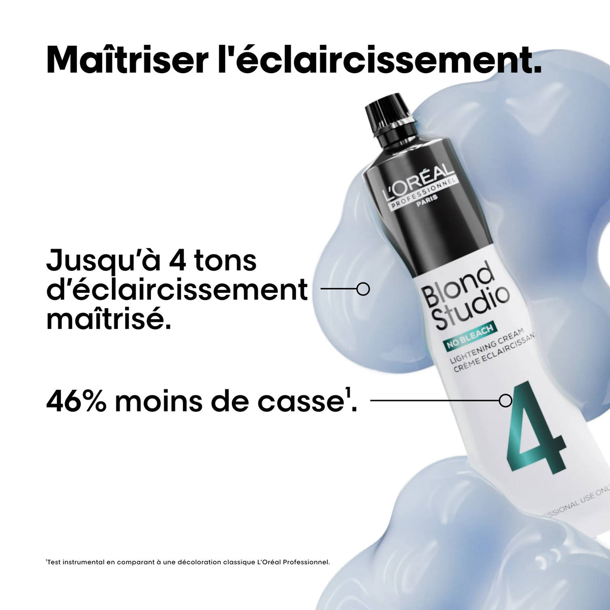 Crème Éclaircissante No Bleach Blond Studio L'Oréal Professionnel 60 ML